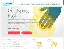 Tablet Screenshot of keytime.com